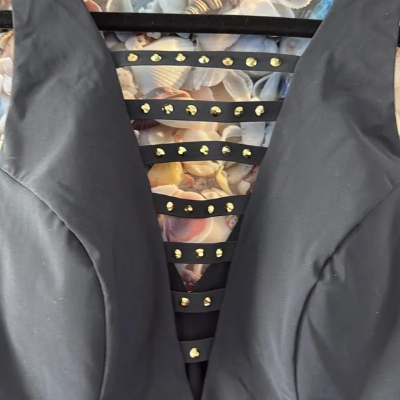 Amoressa Black Strappy Women's Swimsuit.
NWT. Size 10 - Picture 6 of 8